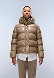 Thumbnail 4 of Napapijri Women's Glane High Shine Puffer Jacket - Fallen Rock