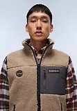 Thumbnail 2 of Napapijri Men's Yupik Curly Fleece Gilet - Multi