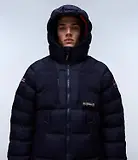 Thumbnail 5 of Napapijri Men's Moesa Hooded Puffer Jacket - Blue Marine