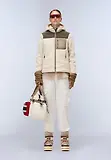 Thumbnail 3 of Napapijri Women's Yupik Original Hooded Curly Fleece - Beige Dimity