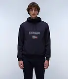 Thumbnail 3 of Napapijri Men's Burgee Hoodie - Blue Marine