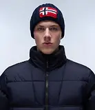 Thumbnail 4 of Napapijri Semiury Beanie - Blue Marine