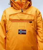 Thumbnail 7 of Napapijri Men's Rainforest Next Anorak Jacket - Orange Marigold