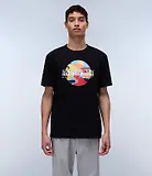 Thumbnail 3 of Napapijri Men's Valdor Short Sleeve T-Shirt - Black