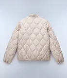 Thumbnail 2 of Napapijri Women's Belle Short Quilted Jacket - Beige Silver