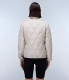 Thumbnail 7 of Napapijri Women's Belle Short Quilted Jacket - Beige Silver