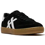 Thumbnail 1 of FitFlop Women's The Dash FF T-Toe Suede Trainers - Black / Urban White