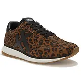 Thumbnail 1 of FitFlop Women's Retro-Q FF Suede Trainers - Leopard Print
