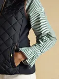 Thumbnail 8 of Joules Women's Braemar Luxe Showerproof Diamond Quilted Gilet - Navy Blue
