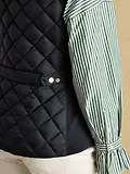 Thumbnail 11 of Joules Women's Braemar Luxe Showerproof Diamond Quilted Gilet - Navy Blue