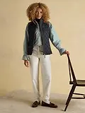 Thumbnail 12 of Joules Women's Braemar Luxe Showerproof Diamond Quilted Gilet - Navy Blue