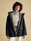 Thumbnail 7 of Joules Women's Coverwell Waterproof Fleece Lined Coat - Navy