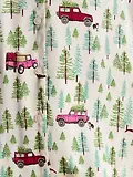 Thumbnail 5 of Joules Women's Bonnie Satin Pyjama Set - Cream/Land Rover
