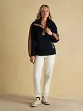 Thumbnail 4 of Joules Women's Tilly Quarter Zip Borg Fleece - Navy