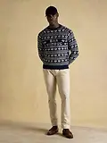 Thumbnail 5 of Joules Men's Baa Humbug Crew Neck Jumper - Navy