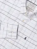 Thumbnail 11 of Joules Men's Oxford Classic Fit Long Sleeve Cotton Shirt - White Blue Check