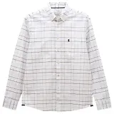 Thumbnail 1 of Joules Men's Oxford Classic Fit Long Sleeve Cotton Shirt - White Blue Check