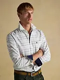Thumbnail 8 of Joules Men's Oxford Classic Fit Long Sleeve Cotton Shirt - White Blue Check