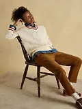 Thumbnail 6 of Joules Women's Calla Corduroy Trousers - Tan Brown