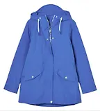 Thumbnail 1 of Joules Women's Portwell Waterproof Raincoat - Blue