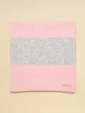 Thumbnail 6 of Joules Women's Popley Stripe Scarf - Pink/Grey