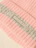 Thumbnail 3 of Joules Women's Caversham Stripe Beanie Hat - Pink/Grey