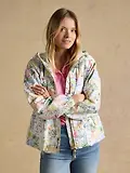 Thumbnail 8 of Joules Women's Rainly Waterproof Packable Raincoat with Hood - Cream
