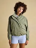 Thumbnail 7 of Joules Women's Hove Waterproof Windbreaker Jacket - Khaki Green