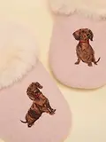 Thumbnail 4 of Joules Women's Slippet Luxe Slippers - Pink Dog