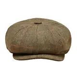 Thumbnail 1 of Joules Women's Harrogate Baker Boy Cap - Khaki Tweed