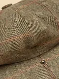 Thumbnail 7 of Joules Women's Harrogate Baker Boy Cap - Khaki Tweed