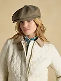 Thumbnail 4 of Joules Women's Harrogate Baker Boy Cap - Khaki Tweed