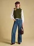 Thumbnail 3 of Joules Women's Ashby Flat Cap - Berry Tweed