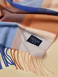 Thumbnail 5 of Joules Women's Langtree Scarf - Blue Cream Check