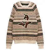 Thumbnail 1 of Joules Men's Intarsia Crew Ducks Sweater - Neutral