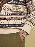 Thumbnail 5 of Joules Men's Intarsia Crew Ducks Sweater - Neutral