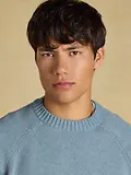 Thumbnail 6 of Joules Men's Intarsia Crew Neck Dog Jumper - Blue