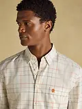 Thumbnail 5 of Joules Men's Checked Classic Fit Cotton Oxford Shirt - White