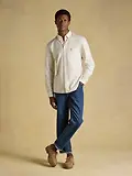 Thumbnail 6 of Joules Men's Checked Classic Fit Cotton Oxford Shirt - White
