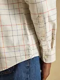 Thumbnail 7 of Joules Men's Checked Classic Fit Cotton Oxford Shirt - White