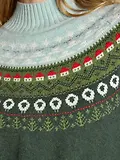 Thumbnail 7 of Joules Women's Landscape Pattern Cotton Blend Knitted Jumper - Green