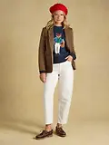 Thumbnail 7 of Joules Women's Jonty Fox Cotton Blend Crew Neck Knitted Jumper - Navy