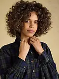 Thumbnail 6 of Joules Women's Maple Cord Shift Dress - Blue / Green Check