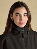 Thumbnail 4 of Joules Women's Rainaway Waterproof Longline Raincoat with Hood - Black