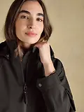 Thumbnail 7 of Joules Women's Rainaway Waterproof Longline Raincoat with Hood - Black