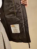 Thumbnail 10 of Joules Women's Braemar Luxe Showerproof Diamond Quilted Coat - Chocolate Brown