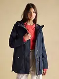 Thumbnail 3 of Joules Women's Portwell Waterproof Raincoat With Hood - Navy
