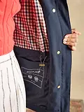 Thumbnail 5 of Joules Women's Portwell Waterproof Raincoat With Hood - Navy