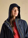 Thumbnail 6 of Joules Women's Portwell Waterproof Raincoat With Hood - Navy