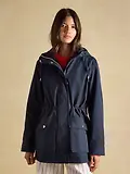 Thumbnail 9 of Joules Women's Portwell Waterproof Raincoat With Hood - Navy